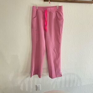 Chalk Pink Kade Cargo Figs Scrubs